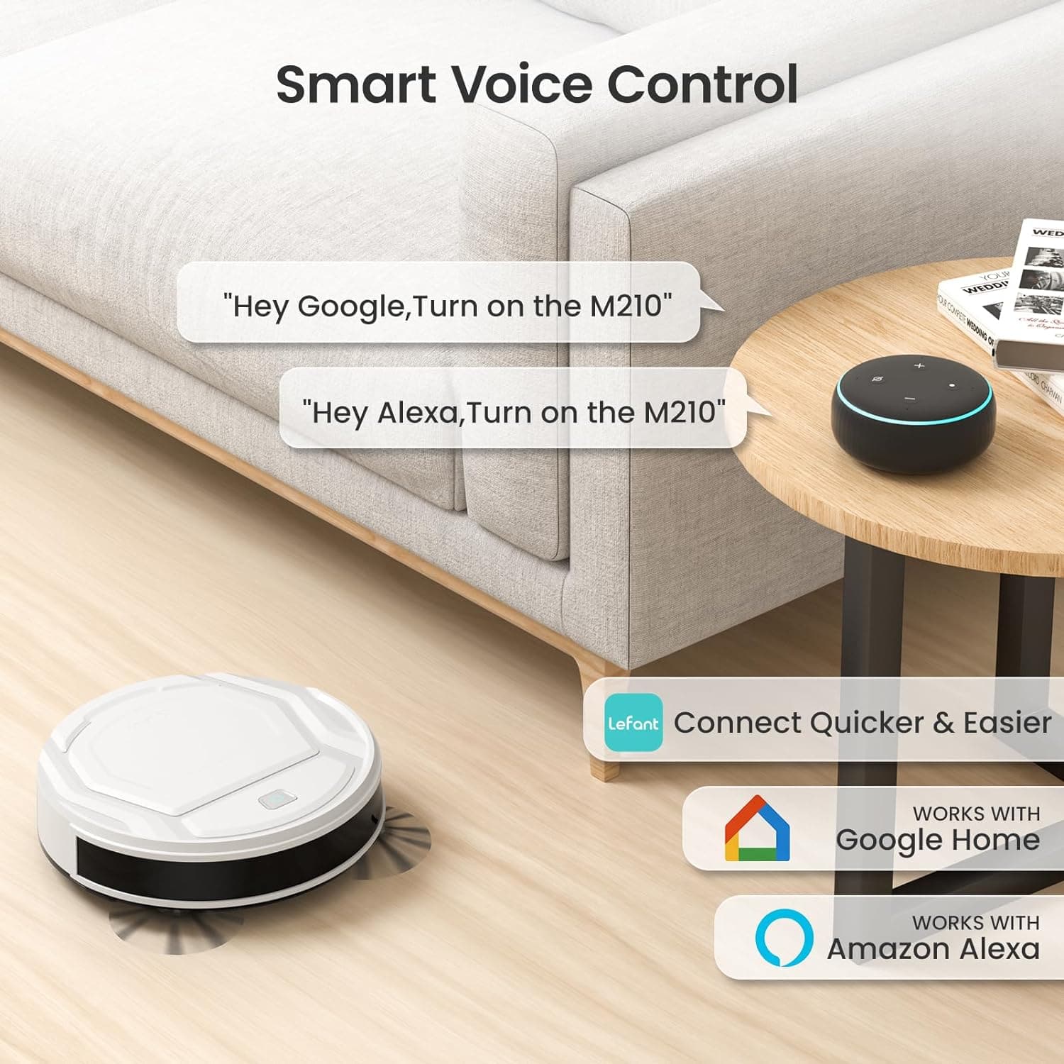 Buy LEFANT,Lefant M210 Robot Vacuum Cleaner - Ideal for Pet Hair, Hard Floor and Carpet - White - Gadcet UK | UK | London | Scotland | Wales| Ireland | Near Me | Cheap | Pay In 3 | Floor & Steam Cleaners